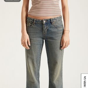 PacSun Women's Jade Low Rise Boot Cut Blue Jeans